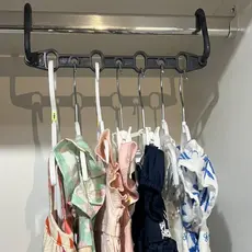 Organizador Cabides Multifuncional Plástico 6 Unidades