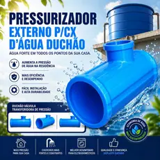 Duchao Pressurizador Externo Automatico Para Caixa D'agua