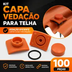Kit Capa Vedacao Telha 100 Peças