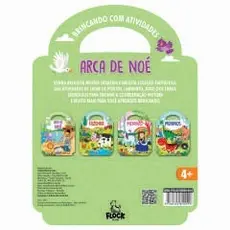 LIVRO ARCA DE NOÉ - BRINCANDO COM ATIVIDADES - LIVRO INFANTIL - LIVRO DE ATIVIDADES- BIBLICO