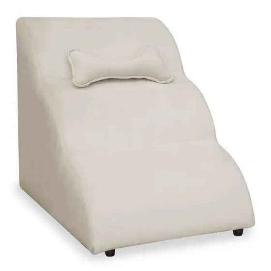 Escada Escadinha Nuvem PET Cachorro Gato Veludo Pet Rampa para Caes e Gatos Subir na Cama Conforto