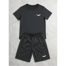 Conjunto Camiseta e Bermuda Chimpa Infantil E Juvenil Masculino Com Bolsos 04 á 16 Anos Origins