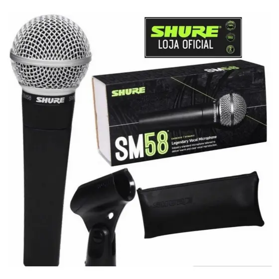 Microfone Vocal Shure Sm58 Original