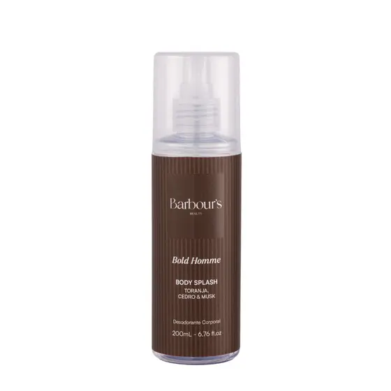 Body Splash Masculino Bold Homme Desodorante Barbour's 200ml