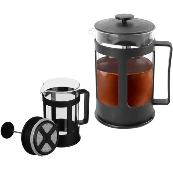 Cafeteira Wincy 600ml Vda1502 Manual Preta Prensa Francesa Cremeira