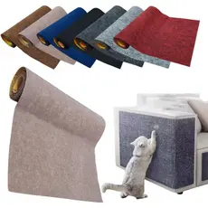 Tapete Arranhador Para Gatos Auto-Adesivo Proteçao Para Sofa Carpete Premium