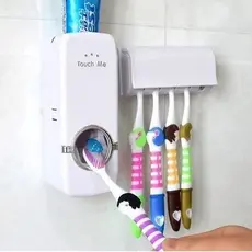 Dispenser suporte Para  escova + aplicador de creme dental para dentes