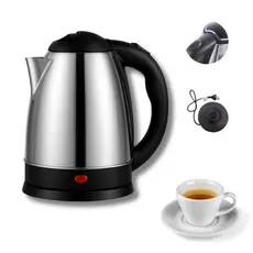 Chaleira Elétrica Inox 1.8L com Desligamento Automático, Luz Indicadora e Base 360º - 220V