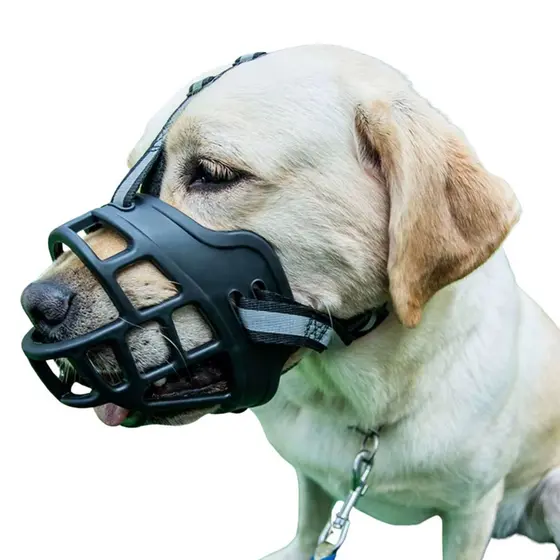 Focinheira Mordaça Para Cães Grandes – Ideal Para Pitbull, Rottweiler e Pastor Alemão