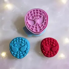 Modelador Ejetor Rosto Aranha Heróis para Brigadeiro, Doce, Massa e Biscoito
