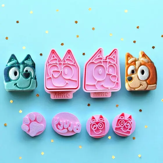 Kit Modeladores e Carimbo Mundo Blu para Brigadeiro, Doce, Massa e Biscoito