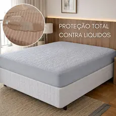 Capa de Colchão 100% Impermeável Protetor Avulso Matelado Com Elástico em Toda Volta Colchão Box