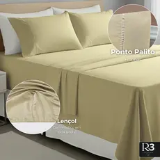 Jogo de Lencol 400 Fios Solteiro Padrao Queen King Super Macio Roupa de Cama Ponto Palito