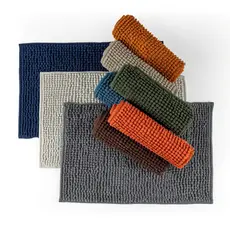 Tapete de Banheiro Antiderrapante 40x60 Kit 4 3 2 1 Peças Lavável Macio e Absorvente Microfibra