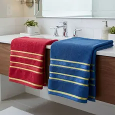 Kit 2 Toalhas Banho Grossa Turquesa 70x140 100%% Algodão Felpuda Toque Macia Alta Absorção