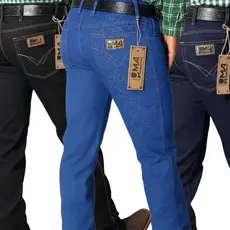 Calça Country Masculina para usar Botas e Botinas Elastano Jeans Rodeio