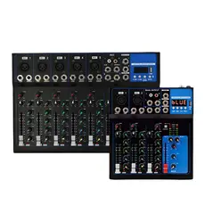 MIXER-F4/F7 Profissional 4/7 Canais Misturador Usb Efeito Console