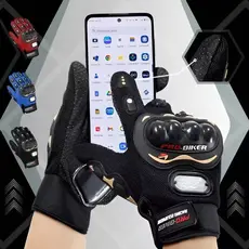 Luvas para motociclistas - quentes, antiderrapantes, com absorção de impacto, confortáveis ​​e tamanho único