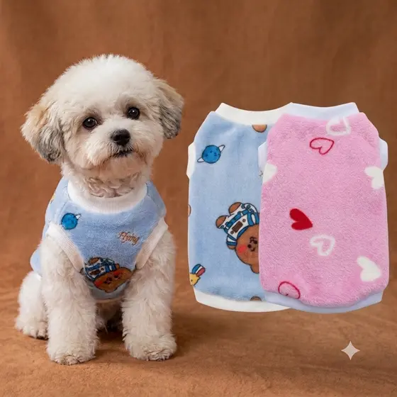 Kit C/2 Roupinhas para cachorro Soft Pequeno Porte Médio porte