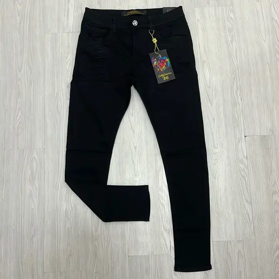 Calça Jeans Jogador City Denim Preta Lisa (A MAIS VENDIDA DA MARCA)