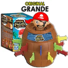 Barril Pirata Original Brinquedo Infantil Jogo Tabuleiro Pula Pirata Inmetro Família Menino Menina