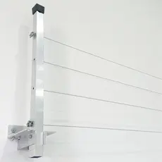 Varal Retrátil de Parede Alumínio Reforçado Suporta Até 80kg Ideal para Roupas