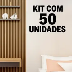 Kit de 10, 20, 30, 40, 50 Ripas de MDF- Revestimento 45X11cm  e 3 mm de espessura ripado Frizado