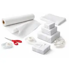 Bobina Papel Seda Branco 30g 30cm x 100m - Uso para embalagem