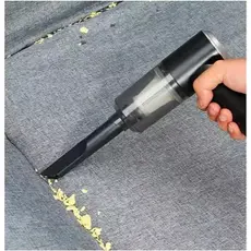 Mini Aspirador de Pó para Carro e Casa Portátil 3 em 1 Potente USB Recarregável
