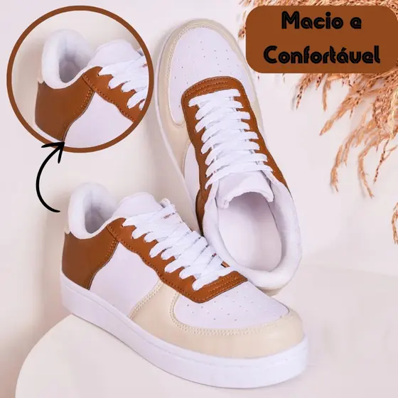 Tênis Feminino Casual Chic Com Estilo e Qualidade Para Você