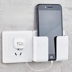 Suporte Celular Parede Multiuso Multifuncional Adesivo Controle Remoto Carregamento