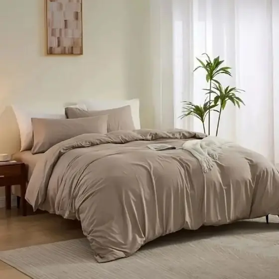 Capa De Edredom Duvet com Zíper MICROPercal 400 Fios Todos os Tamanhos