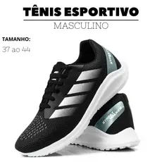 Tênis Masculino Esportivo Leve Corrida Caminhada Academia Street Walker 37 ao 44