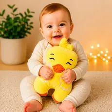 Naninha Soninho Pelúcia 30Cm Fofinho para bebe PINTINHO- ENVIO IMEDIATO