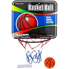 Cesta De Basquete Infantil Brinquedo Mini Tabela Com Bola MMP