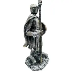 Enfeite Resina Cavaleiro Templário Lança Cruzadas Ws1922 menor preço