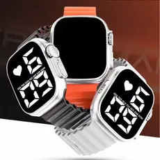Relógio Unisex Digital de Pulso Esportivo Feminino Masculino Pulseira De Silicone