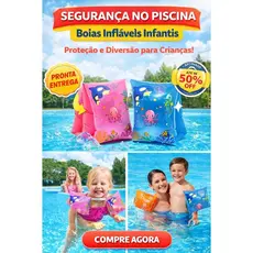 Boia De Braço Para Bebê Com Segurança Na Água | Piscina E Verão | 0 A 2 Anos