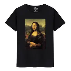 Blusa Camiseta Camisa Monalisa Obra De Arte Top 100% Algodão - Envio Rapido Premium