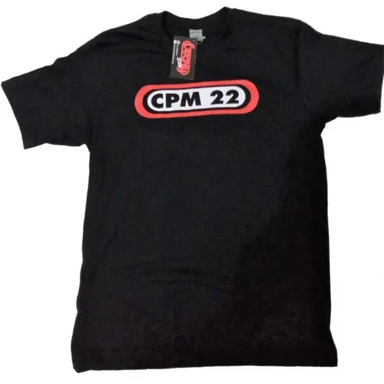 Linda Blusa Camiseta Unissex CPM 22 Banda Punk Rock Nacional Feminina e Masculina 100% Algodão - Envio Rapido Premium