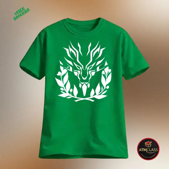 Camiseta Lobo Green Geek Adulto e Infantil 100% Algodão Blusa Unissex Personalizada Envio Imediato