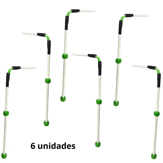 Kit 6 Ponteira Molinete Inteligente Para Vara De Pesca molinete Dedo Duro