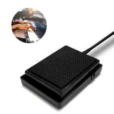 Pedal Sustain MXT MX-01LT Universal P10 para Teclado Piano Digital com Cabo e Alta Precisão Musical