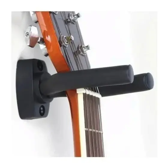 Suporte de Parede para Violão Guitarra Baixo e Instrumentos de Corda MXT com Proteção em Espuma Universal