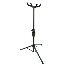 Suporte violão Duplo de chão MXT MX-22C para Violão e Guitarra Regulável em Metal com Espuma de Proteção
