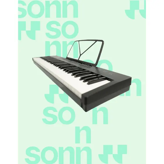 Teclado Musical Sonn SN-TC01 300 Timbres e Ritmos, Função Sustain, Bivolt, Metrônomo, Gravação, Transposição, Iniciantes