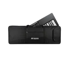 Capa para Teclado 61 Teclas Sonn Sn-30 capa Teclado 5/8 Alças E Bolsos tecido oxford 600 preto bolsa case teclado