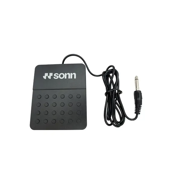 Pedal Sustain Universal Sonn  para Teclado Musical Piano Digital e Controlador MIDI Conexão P10