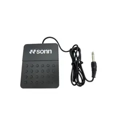 Pedal Sustain Universal Sonn para Teclado Musical Piano Digital e Controlador MIDI Conexão P10