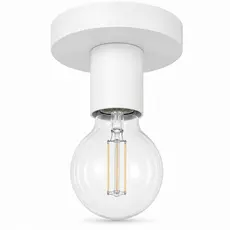 Luminária De Teto Plafon E27 Minimalista Alumínio Design Industrial Moderna